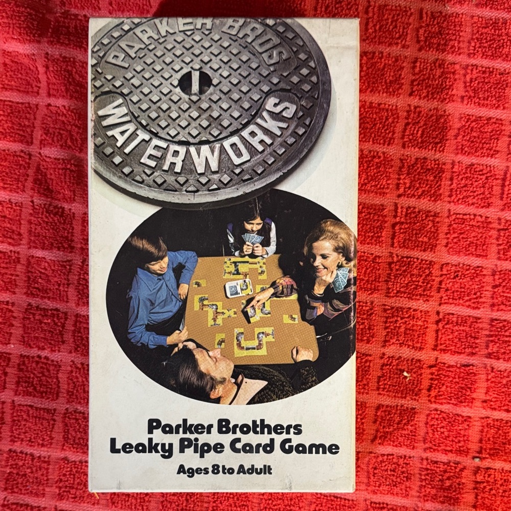 Parker Brothers Waterworks Leaky Pipe Card Game